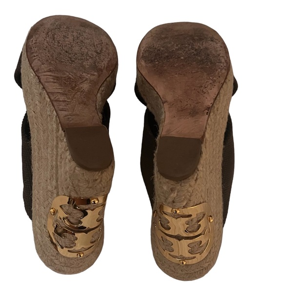 Tory Burch Kristen Espadrille Wedges size 6 1/2 - Picture 7 of 11